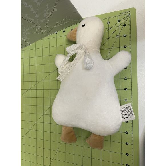 White Duck Goose Plush Head Pillow Stuffed Animal Soft Doll - Picture 3 of 6